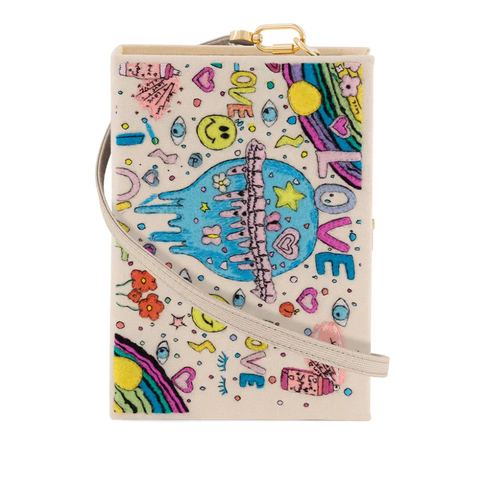 Strapped|Book Clutch<Olympia Le-Tan Love (Anja – Strapped)