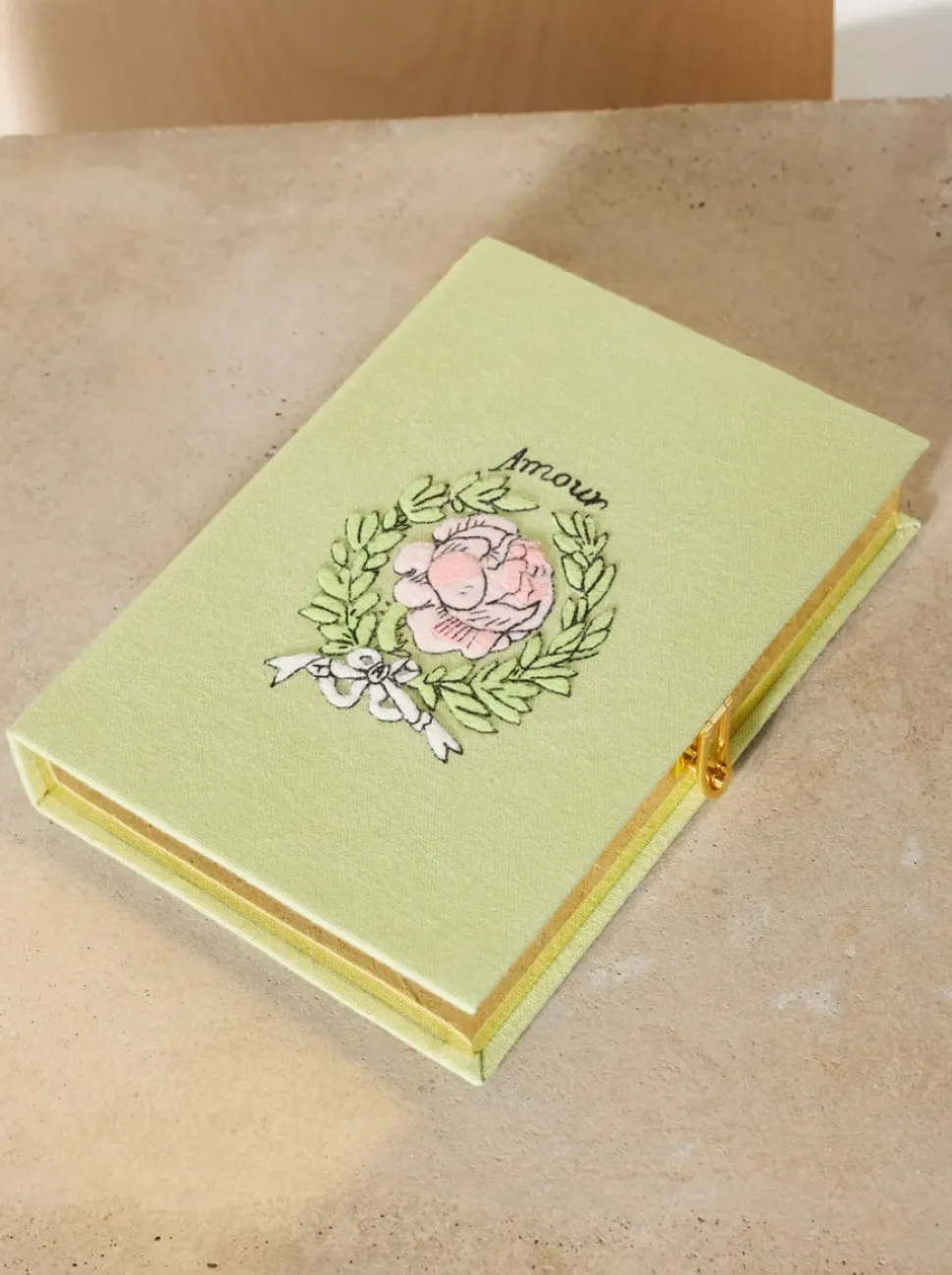 Non-Strapped|Book Clutch<Olympia Le-Tan Love (Carlota Santos)