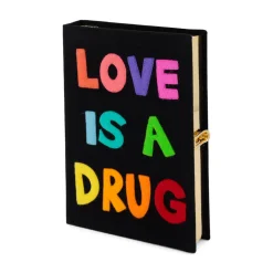Non-Strapped|Book Clutch<Olympia Le-Tan Love is a Drug