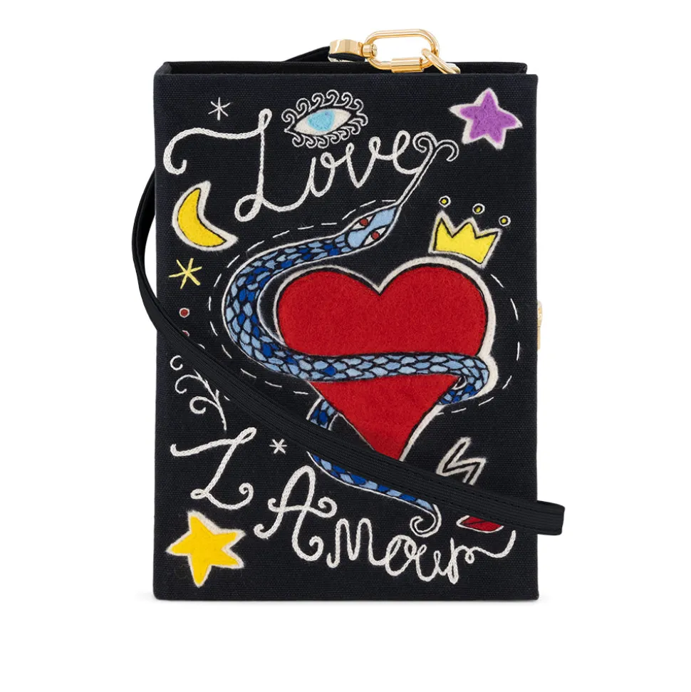 Strapped|Book Clutch<Olympia Le-Tan Love – L'Amour (Strapped)
