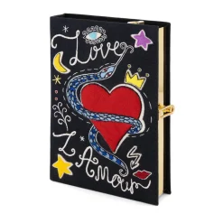 Strapped|Book Clutch<Olympia Le-Tan Love – L'Amour (Strapped)