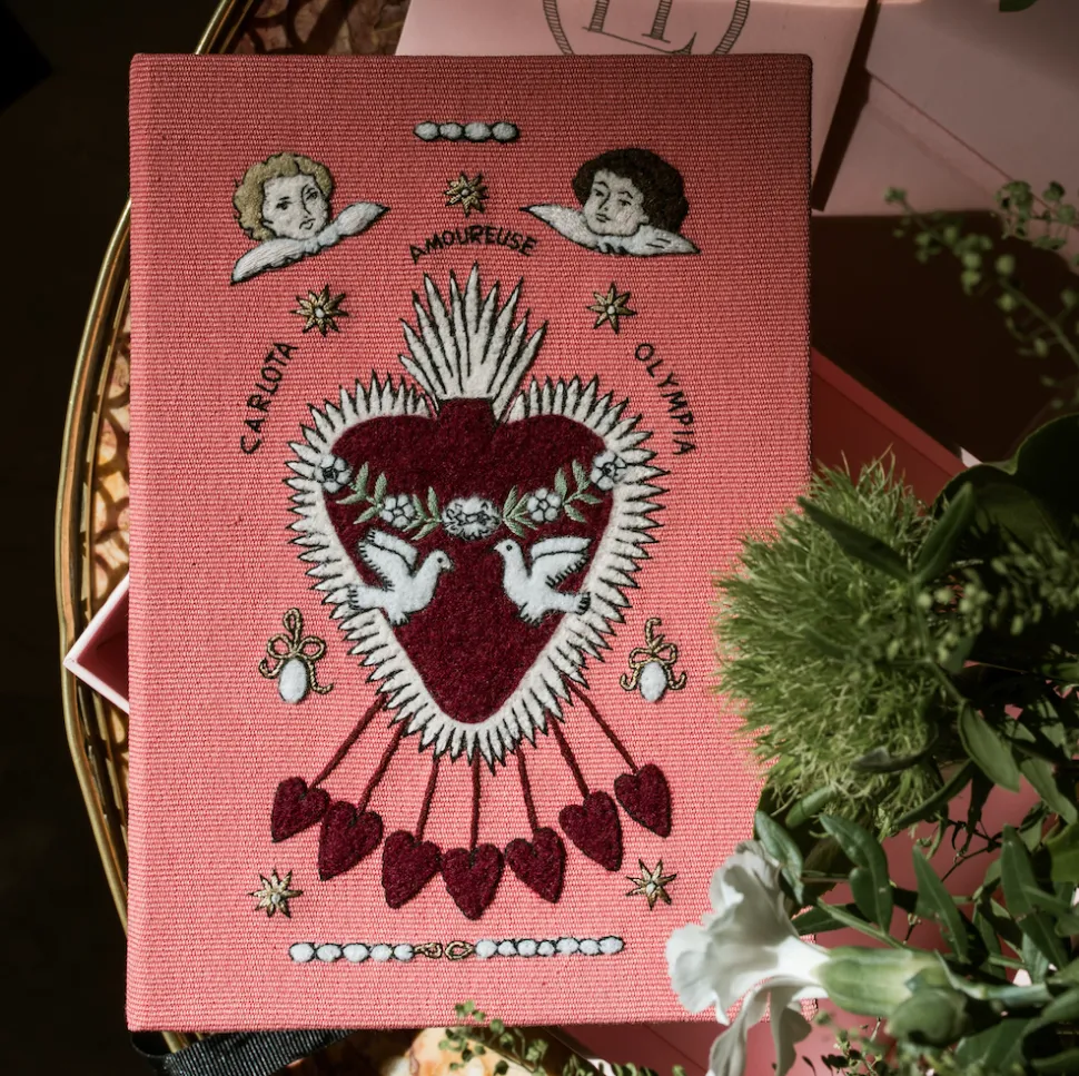 Strapped|Book Clutch<Olympia Le-Tan Lovers (Strapped)