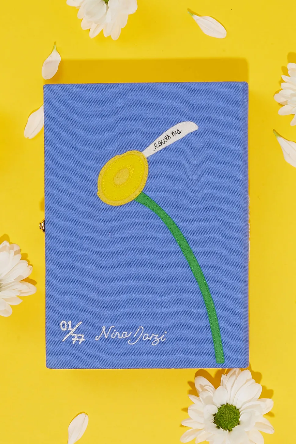 Non-Strapped|Book Clutch<Olympia Le-Tan Loves Me, Loves Me Not