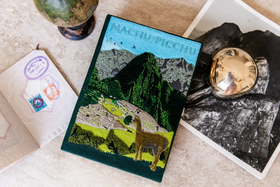 Non-Strapped|Book Clutch<Olympia Le-Tan Machu Picchu
