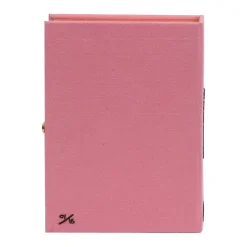 Non-Strapped|Book Clutch<Olympia Le-Tan Marihuana Problems (Pink)