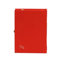 Strapped|Mini Book Clutch<Olympia Le-Tan Marihuana Problems (Red – Mini – Strapped)