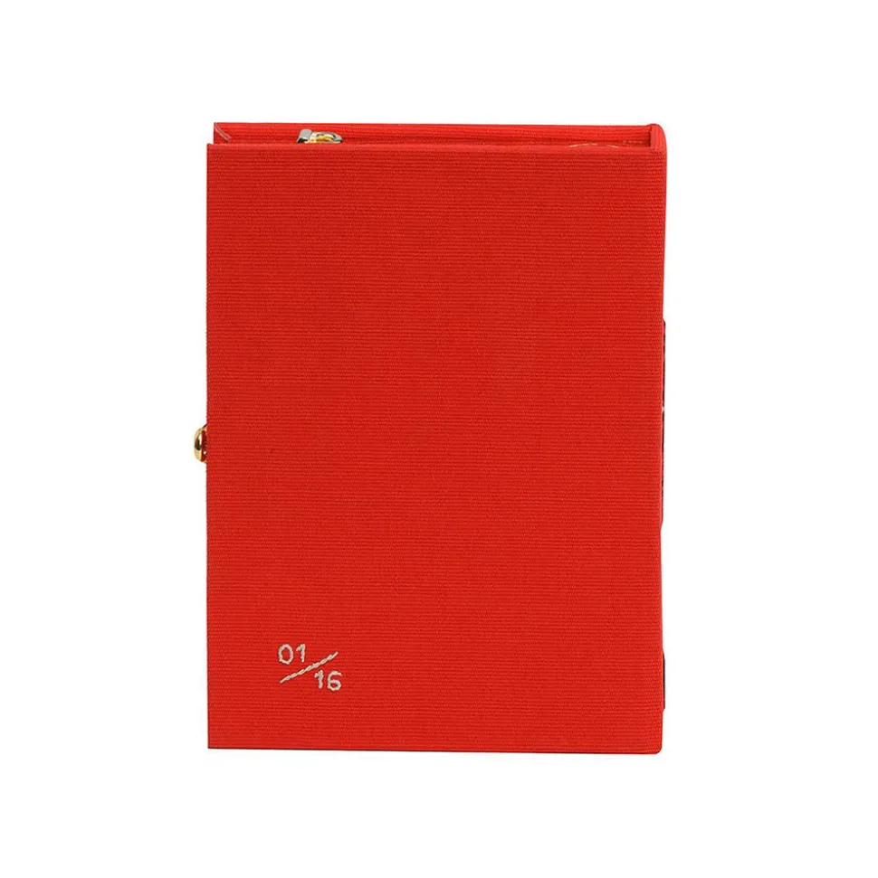 Strapped|Mini Book Clutch<Olympia Le-Tan Marihuana Problems (Red – Mini – Strapped)