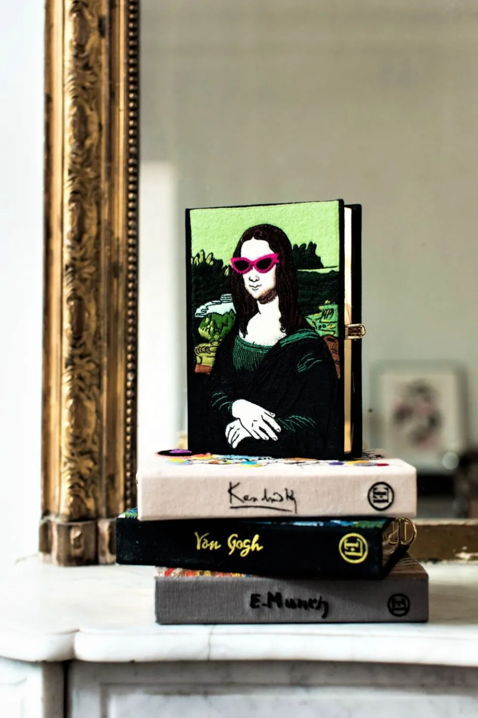 Strapped|Book Clutch<Olympia Le-Tan Mona Lisa (Strapped)
