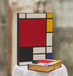 Non-Strapped|Giant Book Clutch<Olympia Le-Tan Mondrian (Giant)