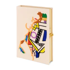Non-Strapped|Book Clutch<Olympia Le-Tan Monica Nude with Lichtenstein
