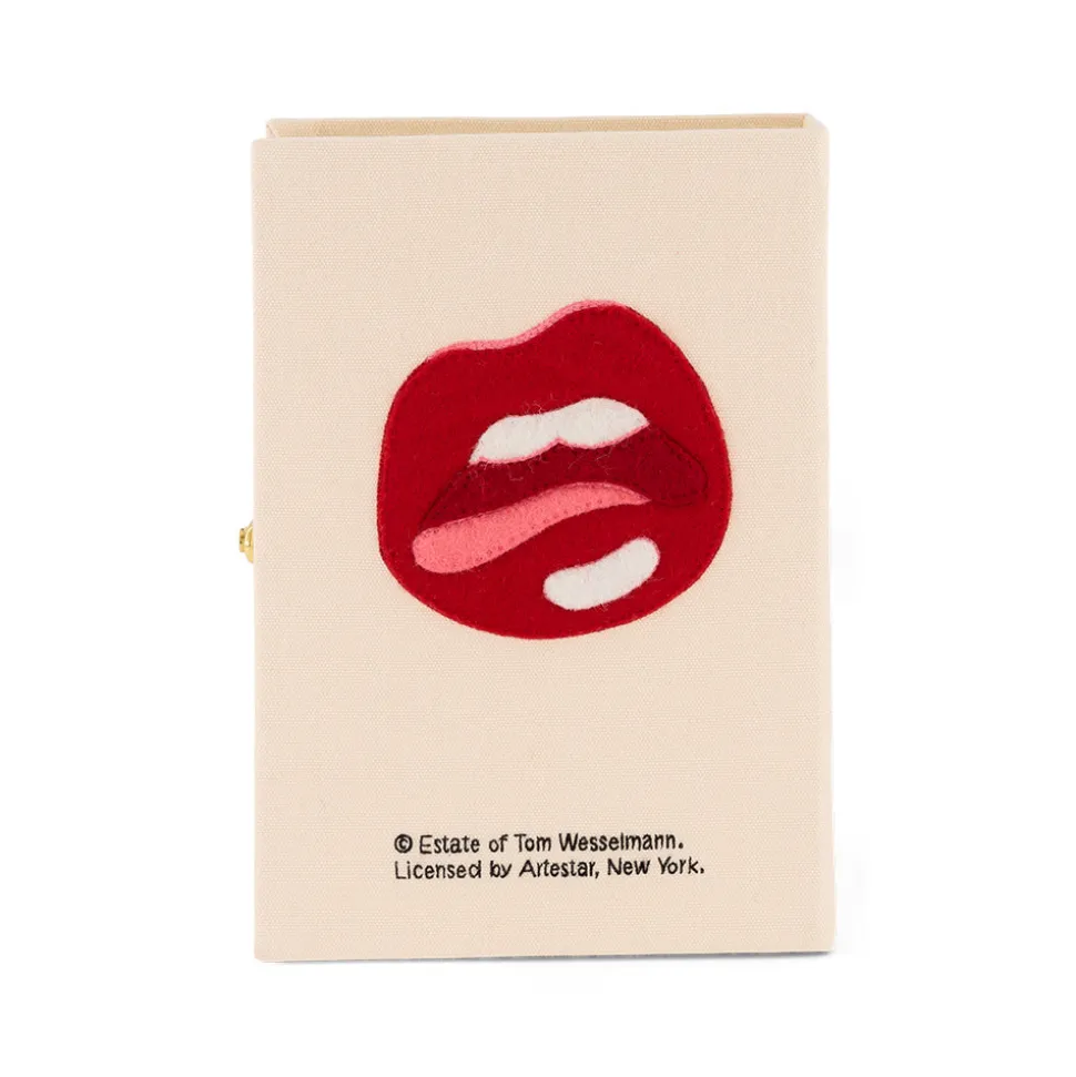 Non-Strapped|Book Clutch<Olympia Le-Tan Mouth #7