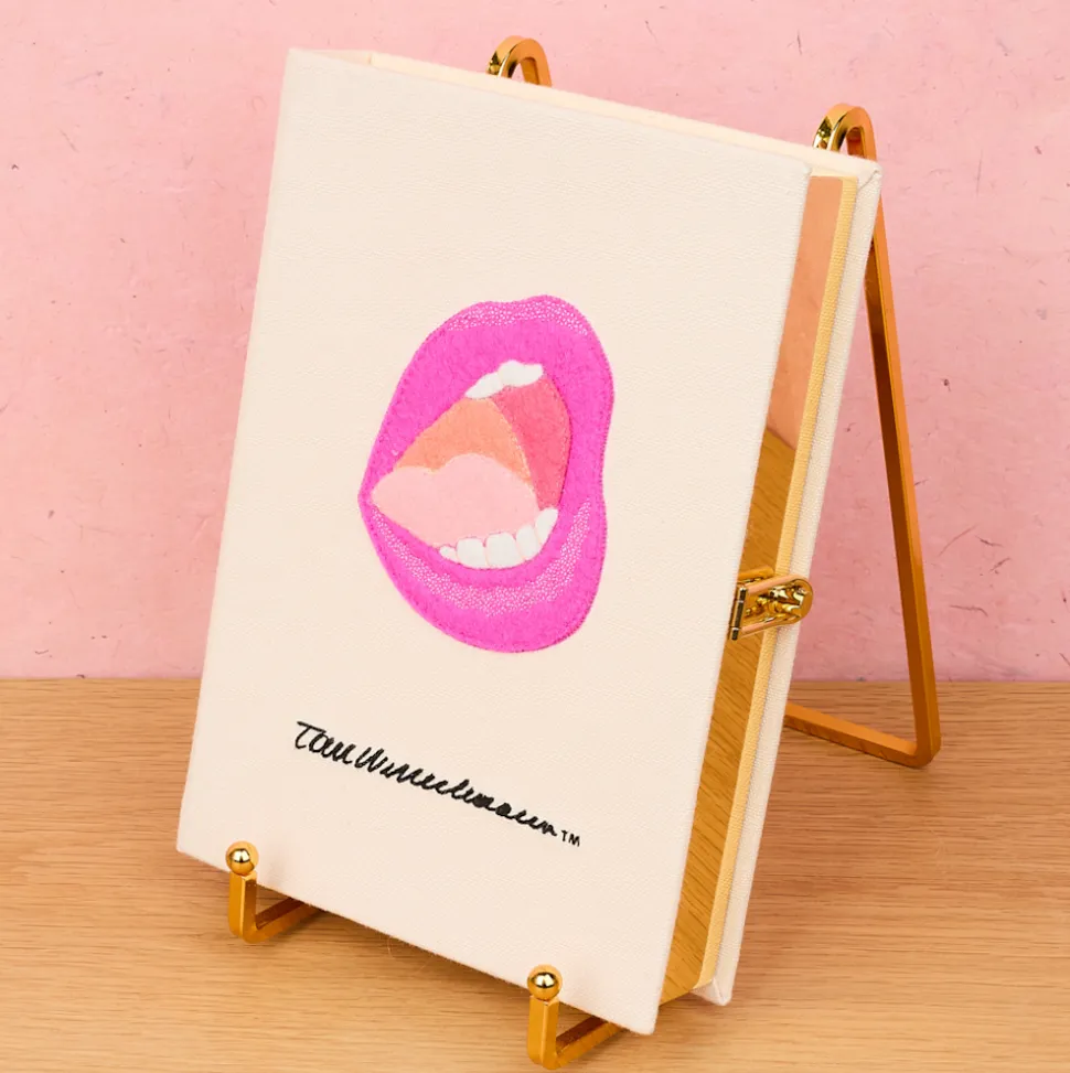 Non-Strapped|Book Clutch<Olympia Le-Tan Mouth #7