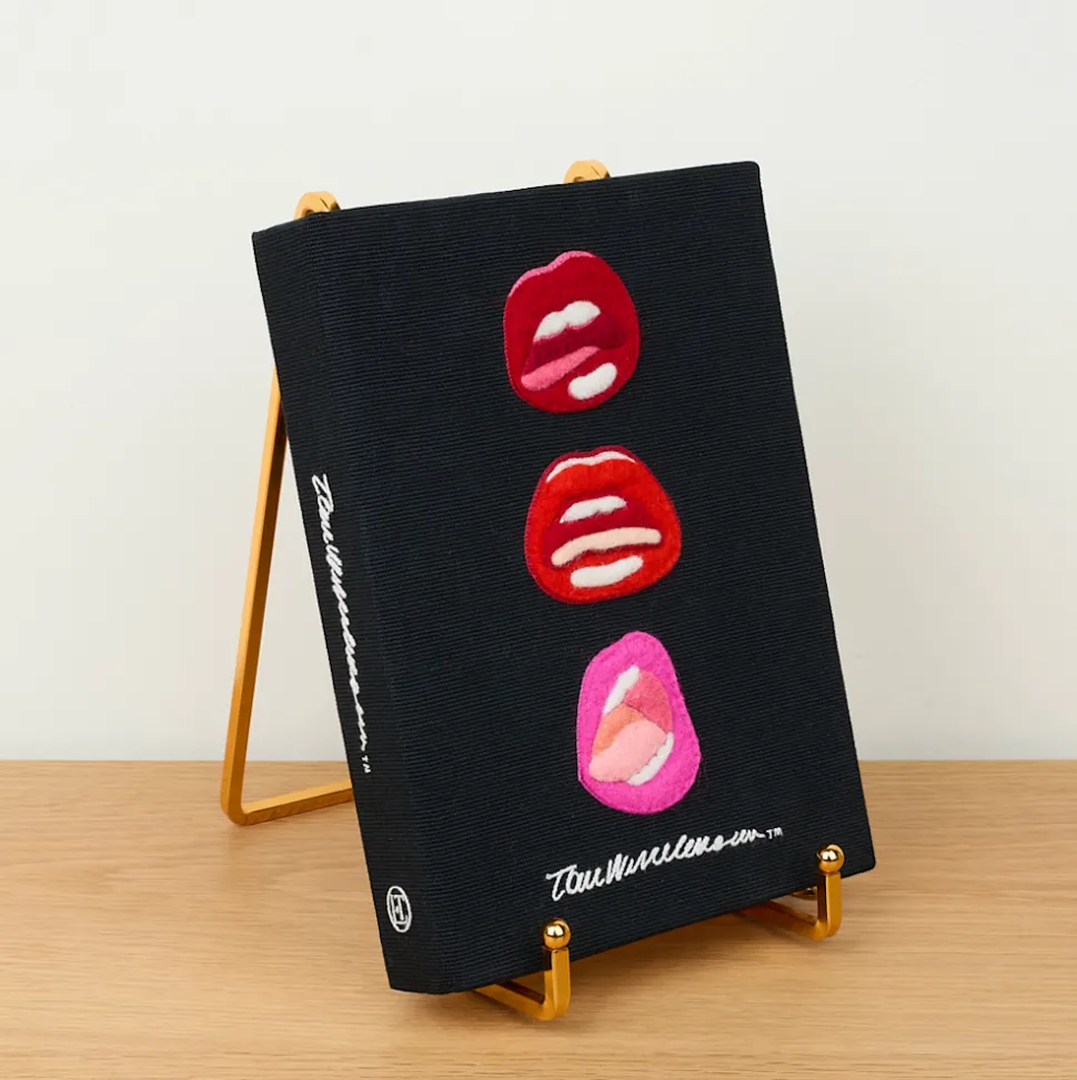 Strapped|Book Clutch<Olympia Le-Tan Mouth Study (Strapped)