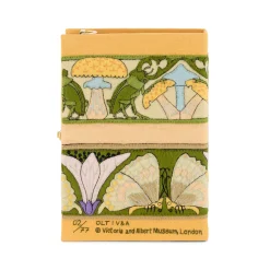 Strapped|Book Clutch<Olympia Le-Tan Mushrooms and Butterflies (Strapped)