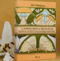 Strapped|Book Clutch<Olympia Le-Tan Mushrooms and Butterflies (Strapped)