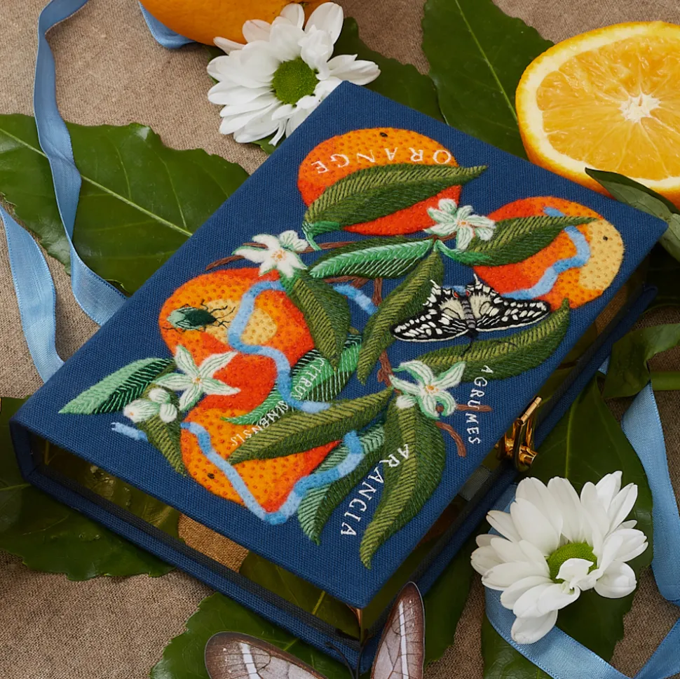 Non-Strapped|Book Clutch<Olympia Le-Tan Orange