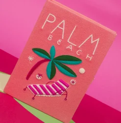 Non-Strapped|Book Clutch<Olympia Le-Tan Palm Beach by Madalina Andronic