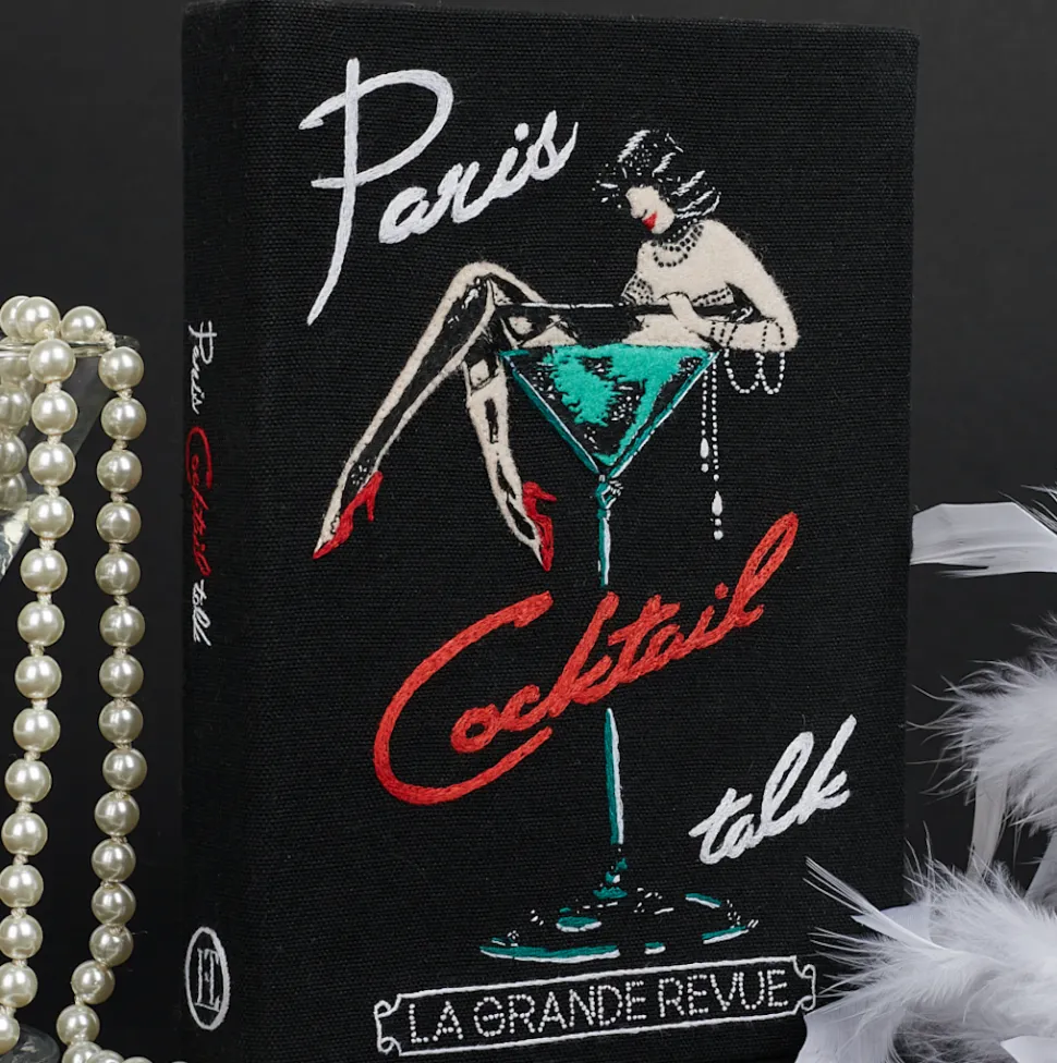 Strapped|Book Clutch<Olympia Le-Tan Paris Cocktail Talk (Strapped)