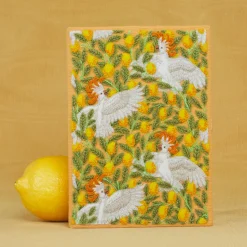 Non-Strapped|Book Clutch<Olympia Le-Tan Parrots and Lemons