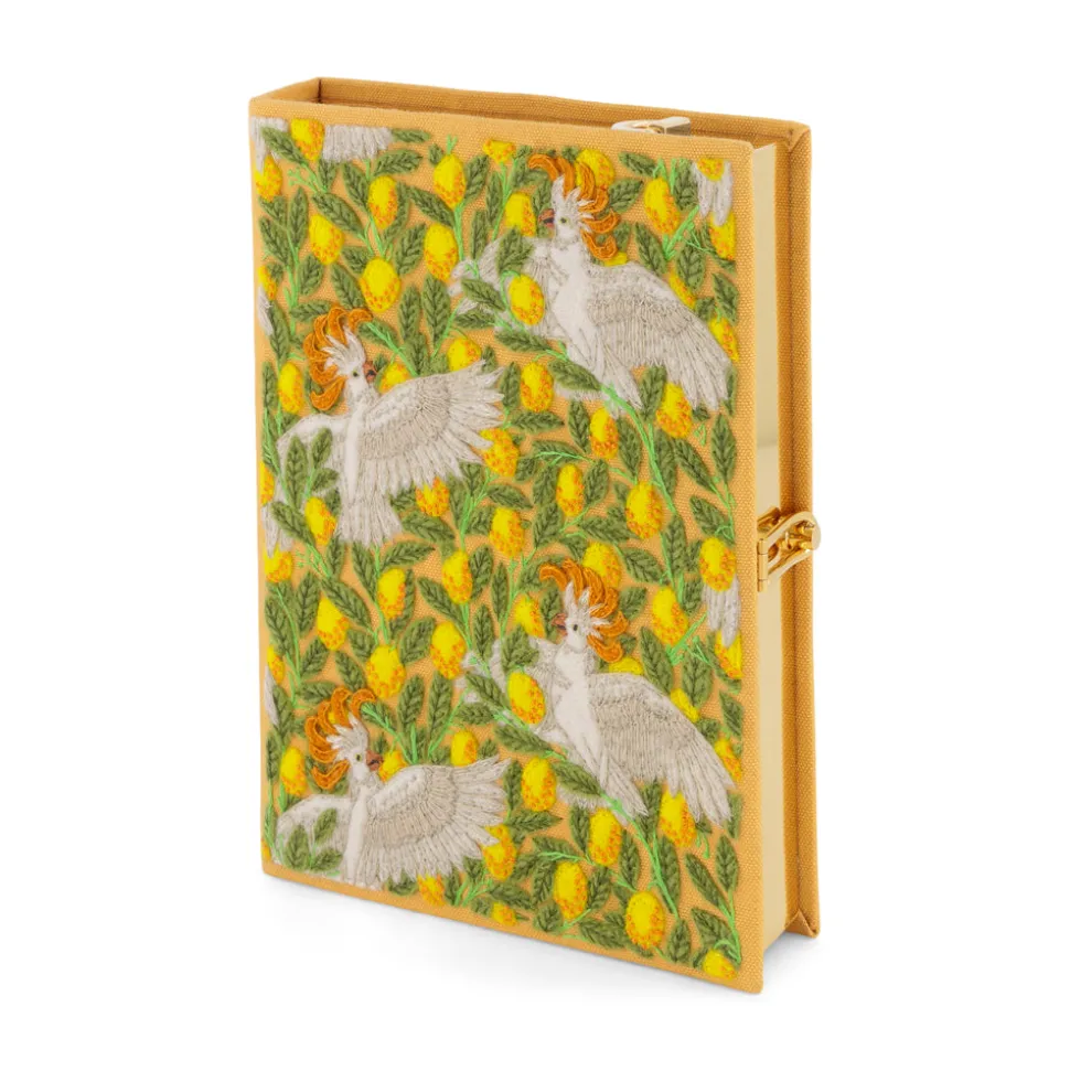 Strapped|Book Clutch<Olympia Le-Tan Parrots and Lemons (Strapped)