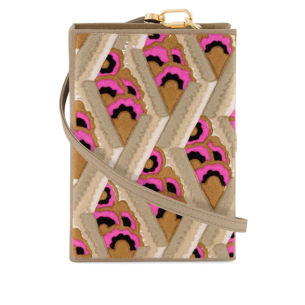 Strapped|Book Clutch<Olympia Le-Tan Patterns and Colors Beige (Strapped)