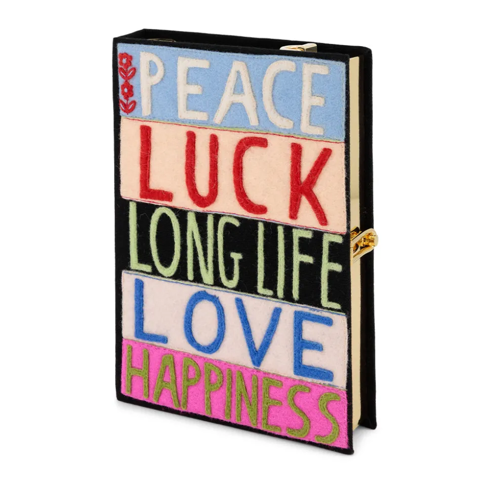 Strapped|Book Clutch<Olympia Le-Tan Peace Luck Love (Strapped)