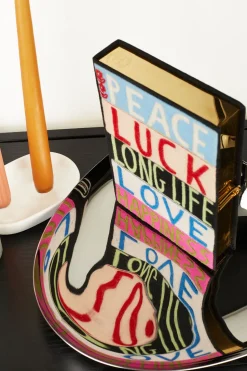 Strapped|Book Clutch<Olympia Le-Tan Peace Luck Love (Strapped)