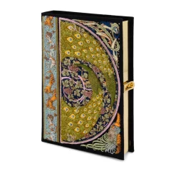 Non-Strapped|Book Clutch<Olympia Le-Tan Peacock and Grapes