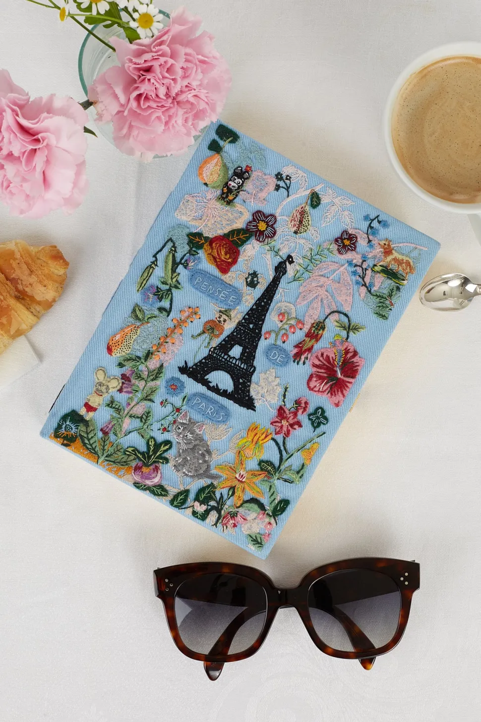 Non-Strapped|Book Clutch<Olympia Le-Tan Pensée de Paris