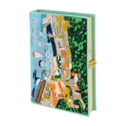 Non-Strapped|Book Clutch<Olympia Le-Tan Portofino Aquamarine