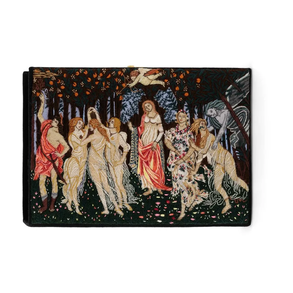 Non-Strapped|Book Clutch<Olympia Le-Tan Primavera Botticelli