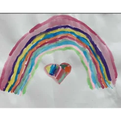 Strapped|Book Clutch<Olympia Le-Tan Rainbow (Strapped)