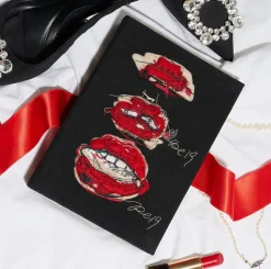 Strapped|Book Clutch<Olympia Le-Tan Red Lips by Cigarettes and Kale (Strapped)