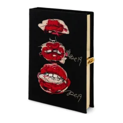 Non-Strapped|Book Clutch<Olympia Le-Tan Red Lips by Cigarettes and Kale