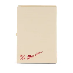 Non-Strapped|Book Clutch<Olympia Le-Tan Red Lips Face by Cigarettes and Kale