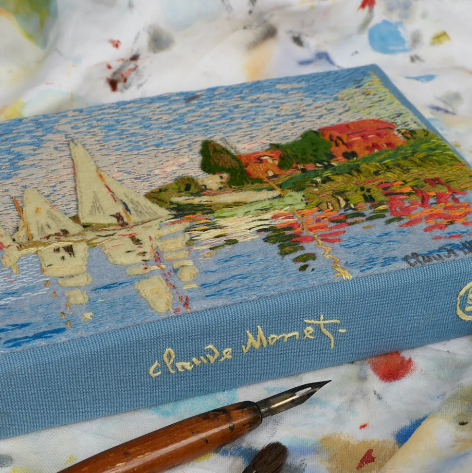 Non-Strapped|Book Clutch<Olympia Le-Tan Regatta At Argenteuil Monet
