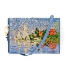 Strapped|Book Clutch<Olympia Le-Tan Regatta At Argenteuil Monet (Strapped)