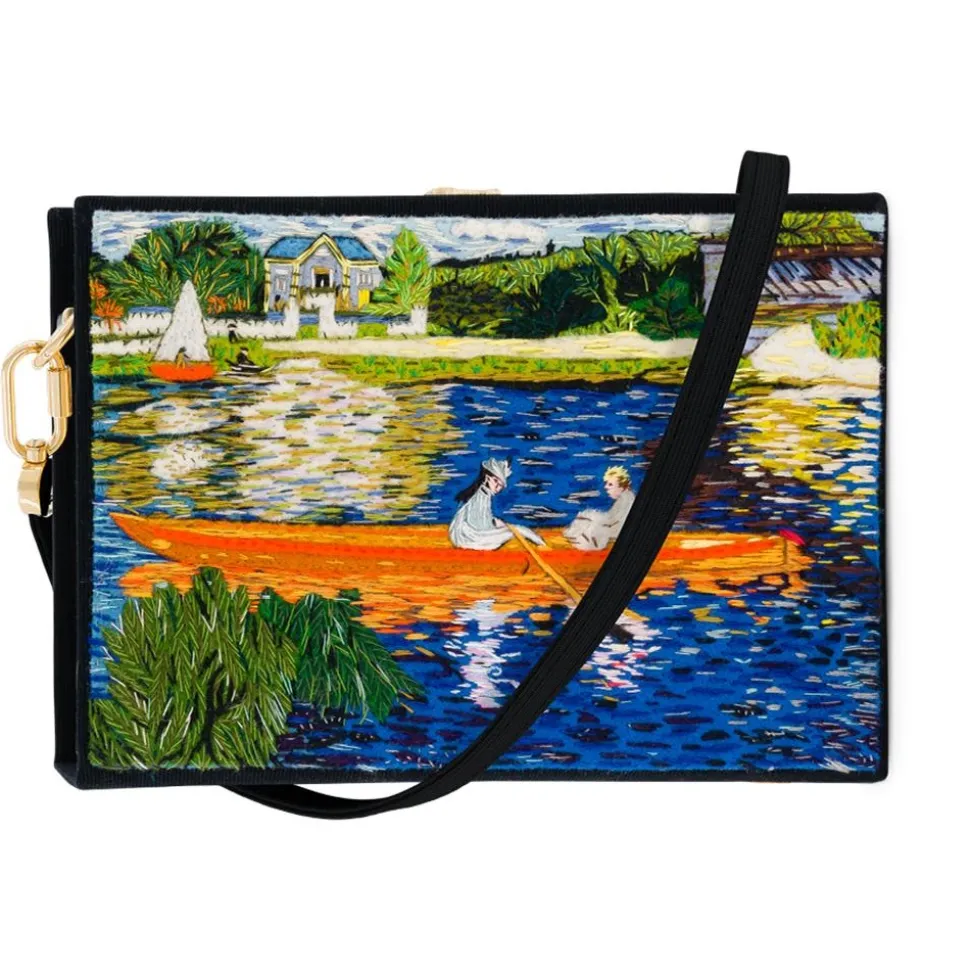 Strapped|Book Clutch<Olympia Le-Tan Renoir The Skiff (Strapped)