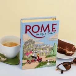 Strapped|Book Clutch<Olympia Le-Tan Rome the City of Love (Strapped)