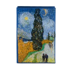 Non-Strapped|Book Clutch<Olympia Le-Tan Route avec un cyprès et une étoile