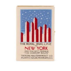 Non-Strapped|Book Clutch<Olympia Le-Tan Royal Mail Line to New-York