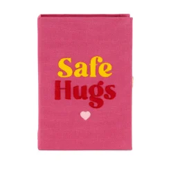 Non-Strapped|Book Clutch<Olympia Le-Tan Safe Hugs Pink