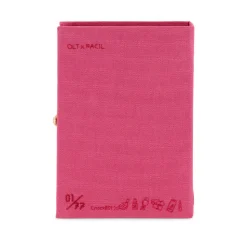Non-Strapped|Book Clutch<Olympia Le-Tan Safe Hugs Pink