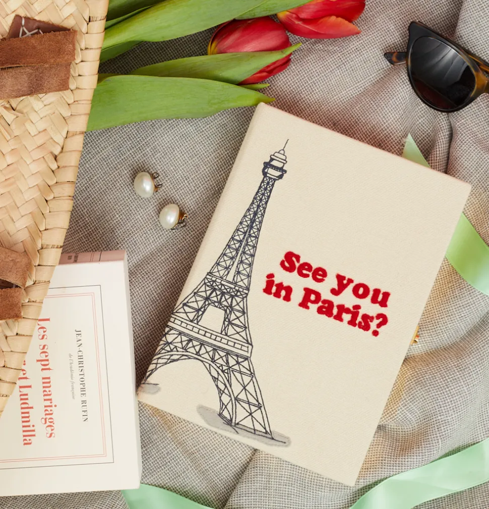Non-Strapped|Book Clutch<Olympia Le-Tan See you in Paris