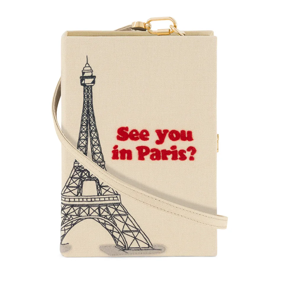 Strapped|Book Clutch<Olympia Le-Tan See you in Paris (Strapped)