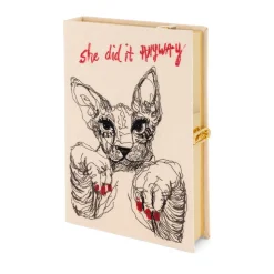 Strapped|Book Clutch<Olympia Le-Tan She Did it Anyway by Cigarettes and Kale (Strapped)