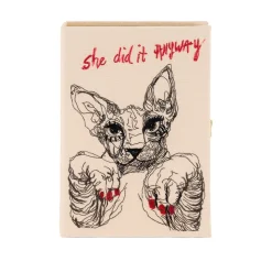 Non-Strapped|Book Clutch<Olympia Le-Tan She Did It Anyway by Cigarettes and Kale