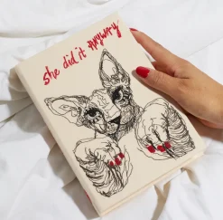 Non-Strapped|Book Clutch<Olympia Le-Tan She Did It Anyway by Cigarettes and Kale