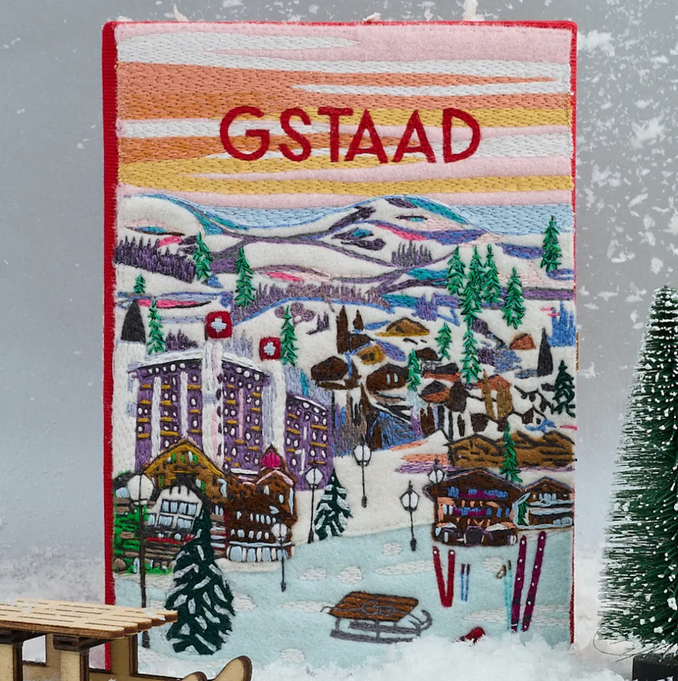 Non-Strapped|Book Clutch<Olympia Le-Tan Ski in Gstaad