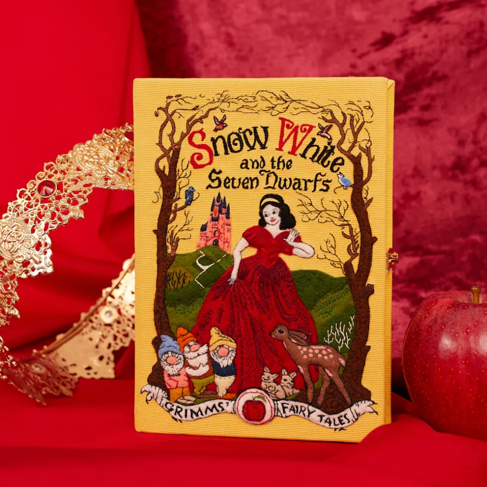 Non-Strapped|Book Clutch<Olympia Le-Tan Snow White Gold